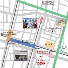 Osaka Toyo Hotel - Map